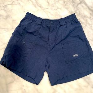 Men’s Aftco Shorts Size 36 Navy Blue